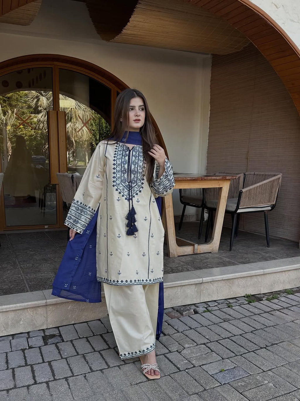 Eshal 3PC Cotton Dress