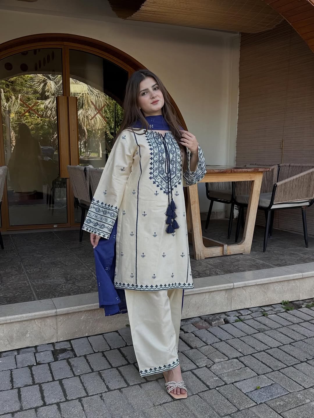 Eshal 3PC Cotton Dress