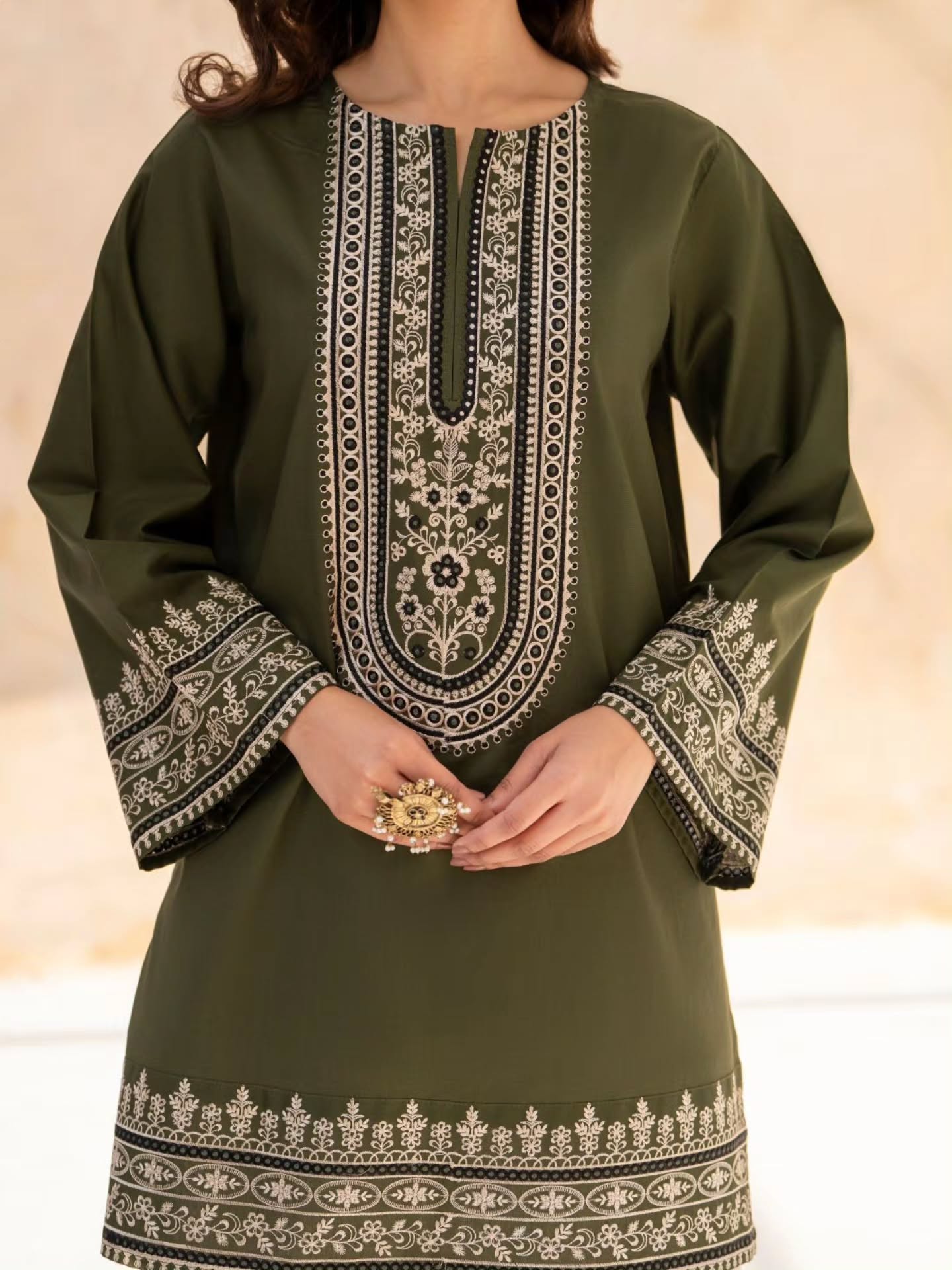 Zaitoon 3PC – Premium Cotton Dress