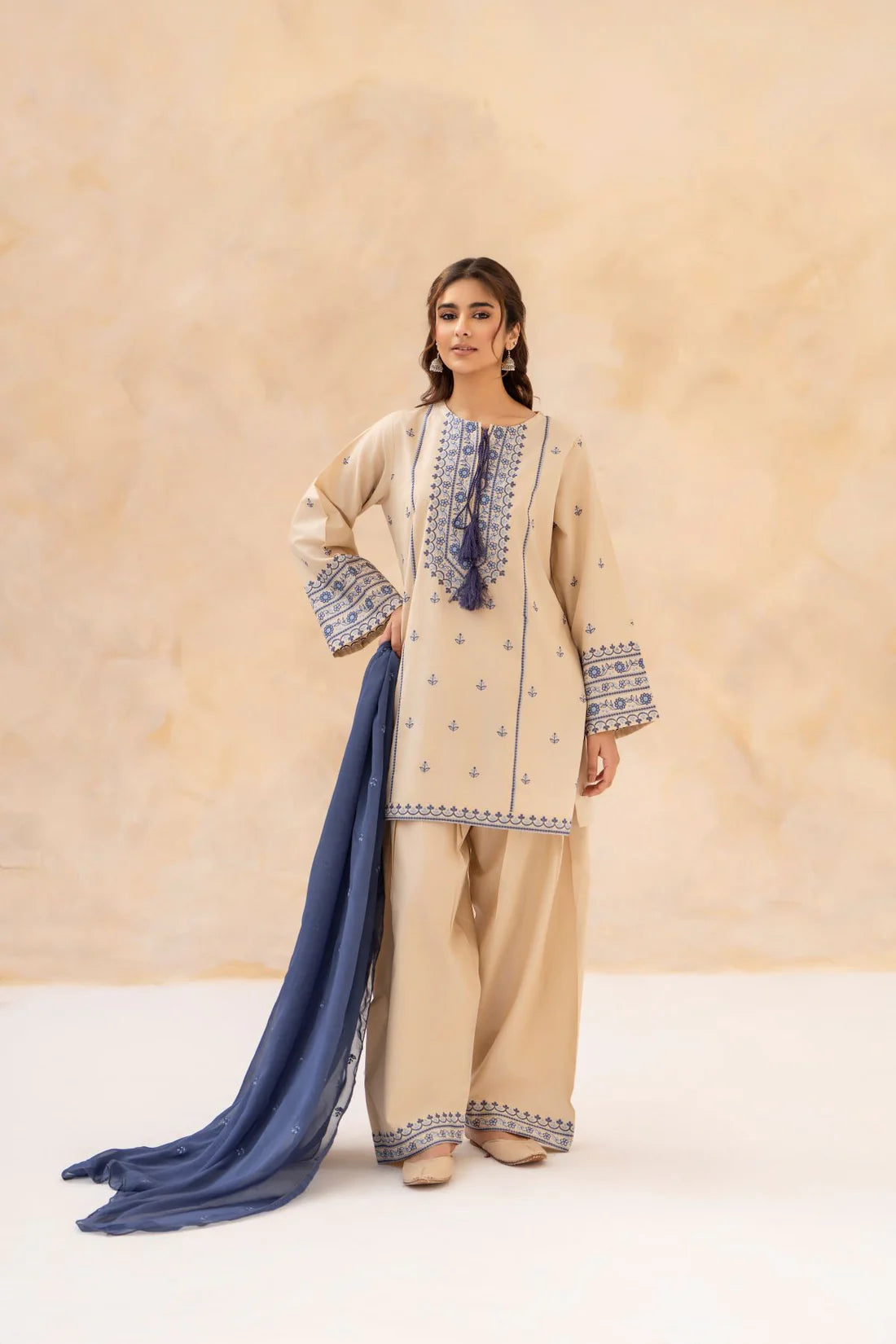 Eshal 3PC Cotton Dress