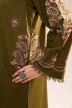 Zareen Olive – 2PC Dress