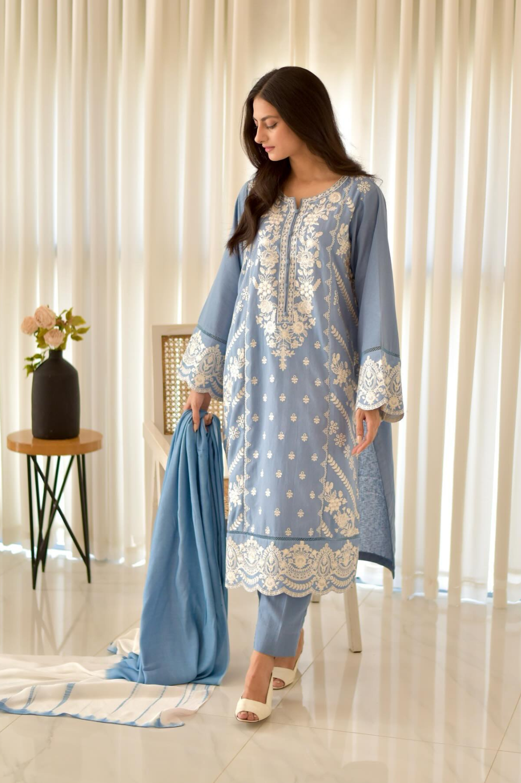 Neelam Embrioded 3PC