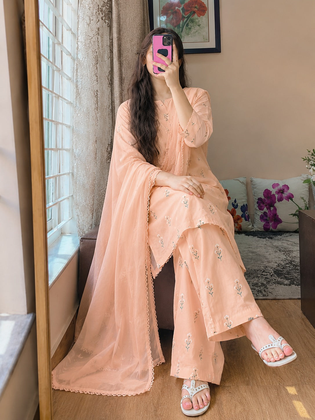 Peache Bahaar 3PC