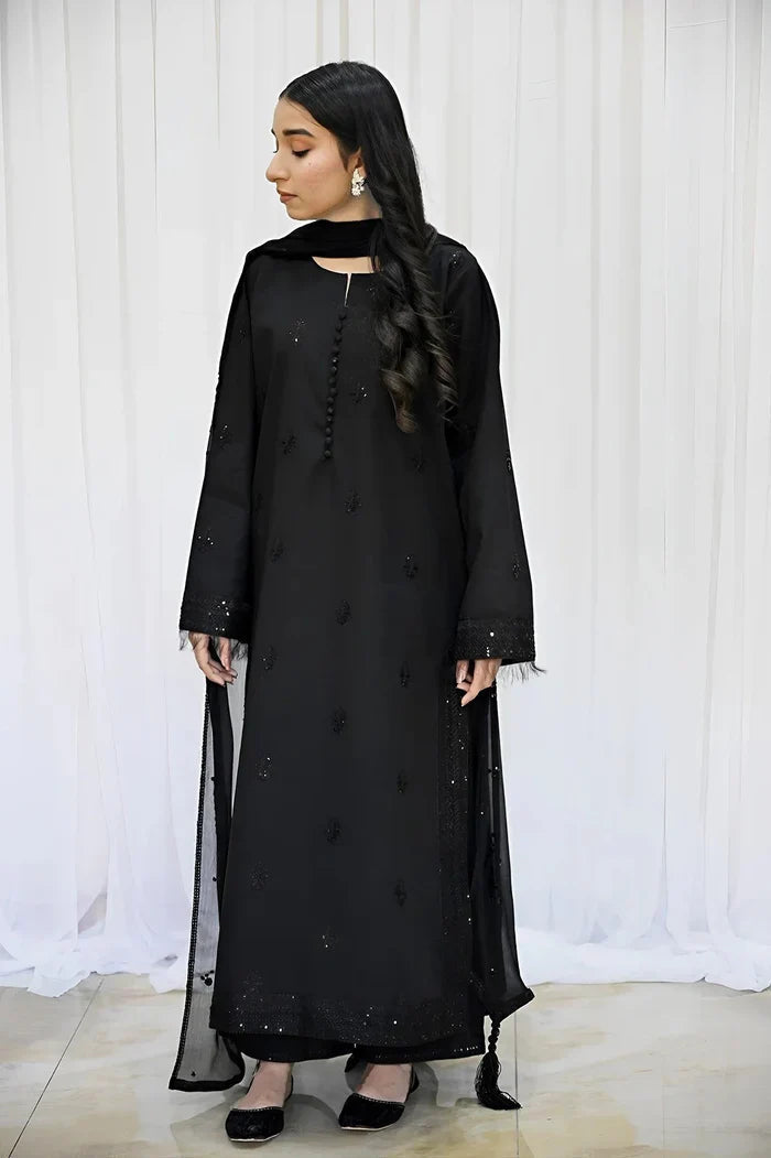 Black Aura – 3 Piece Dress
